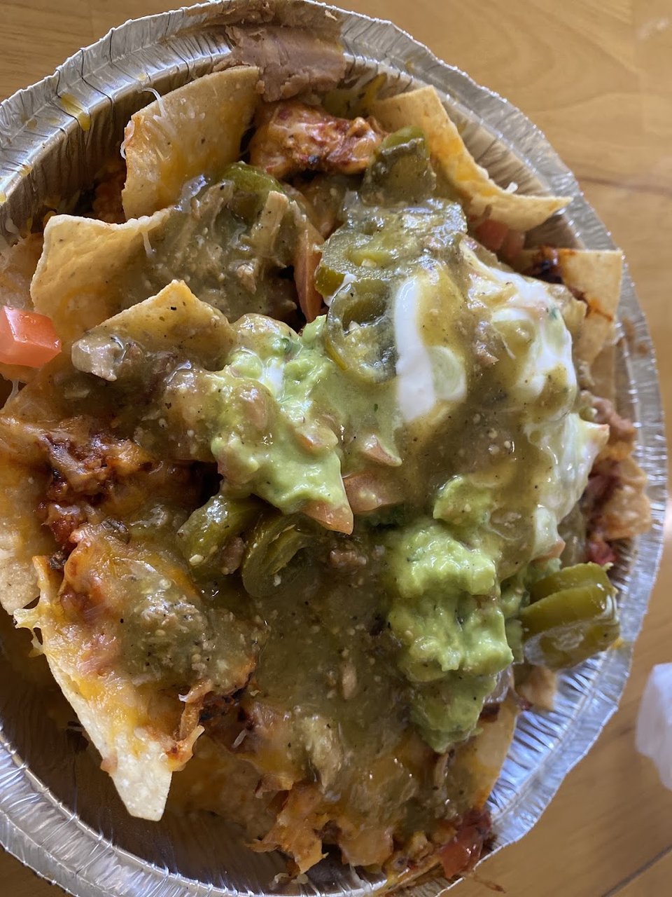 Chile Verde Nachos