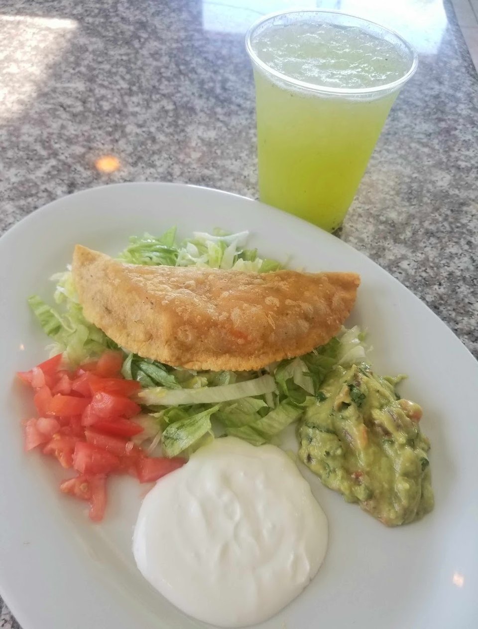 Shrimp Mushroom and Cheese Empanada